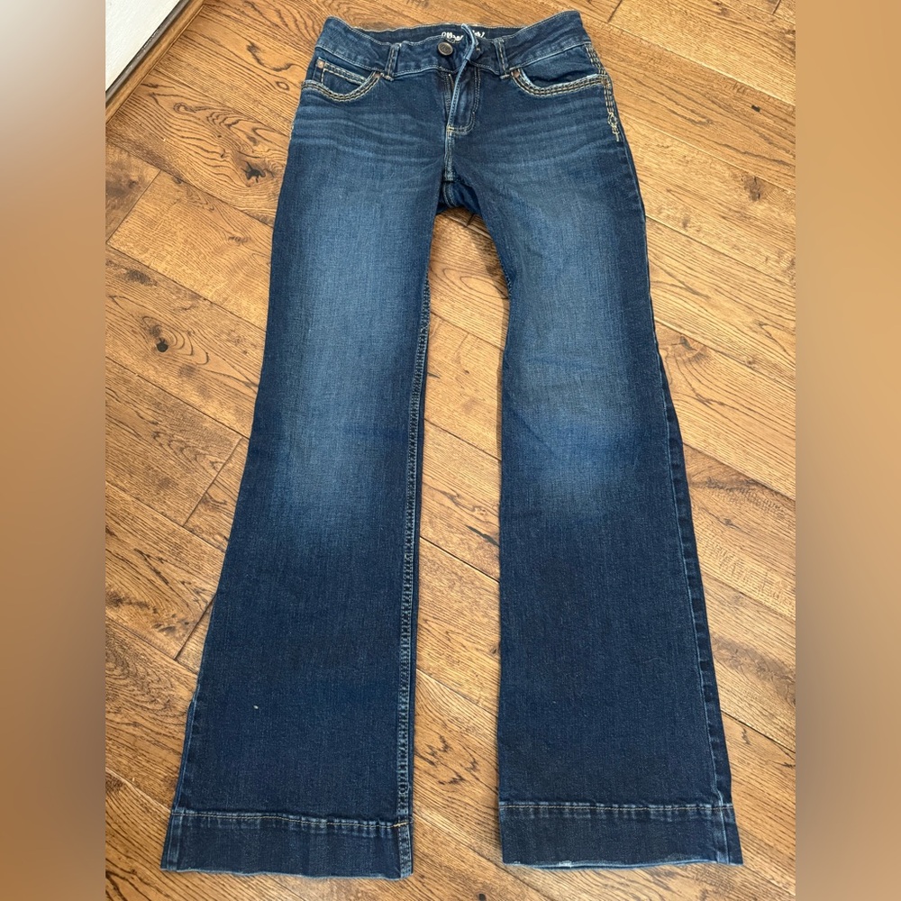 Wrangler Dark Blue Flare Women's Jeans
